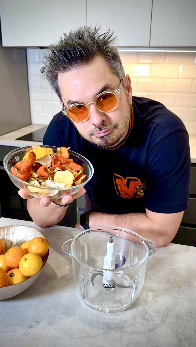 Лайфхак с мандариновой кожурой