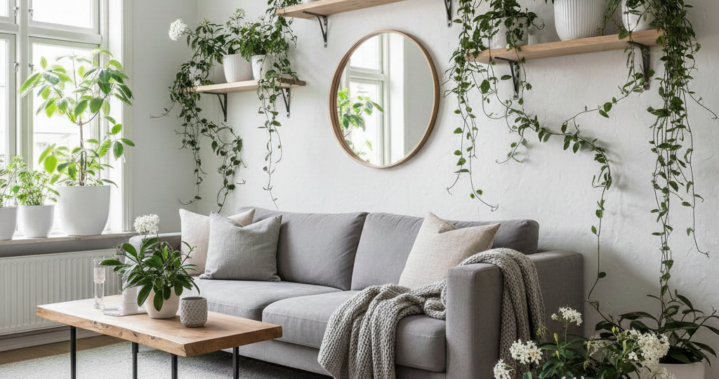 Как белые цветы создают интерьер "вне времени"