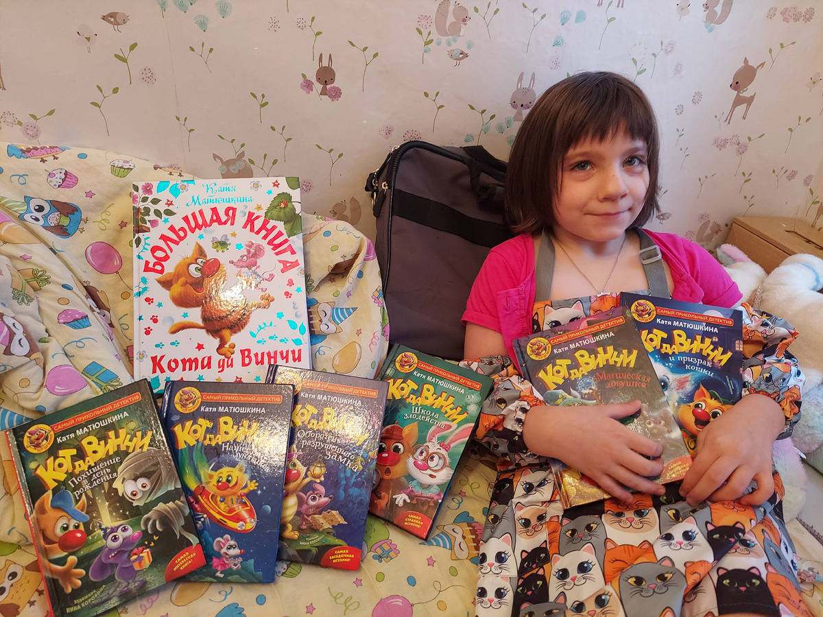 Наша серия про приключения кота да Винчи 