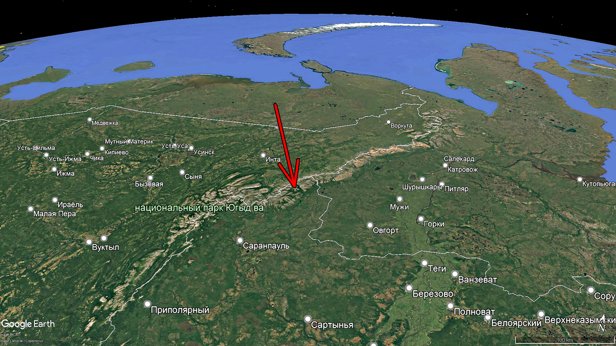 2. Иллюстрация автора. В основе изображения — карты Google Earth Pro.