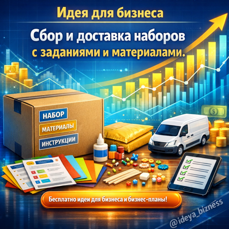    Бизнес-план: Сбор и доставка наборов с заданиями и материалами. admin