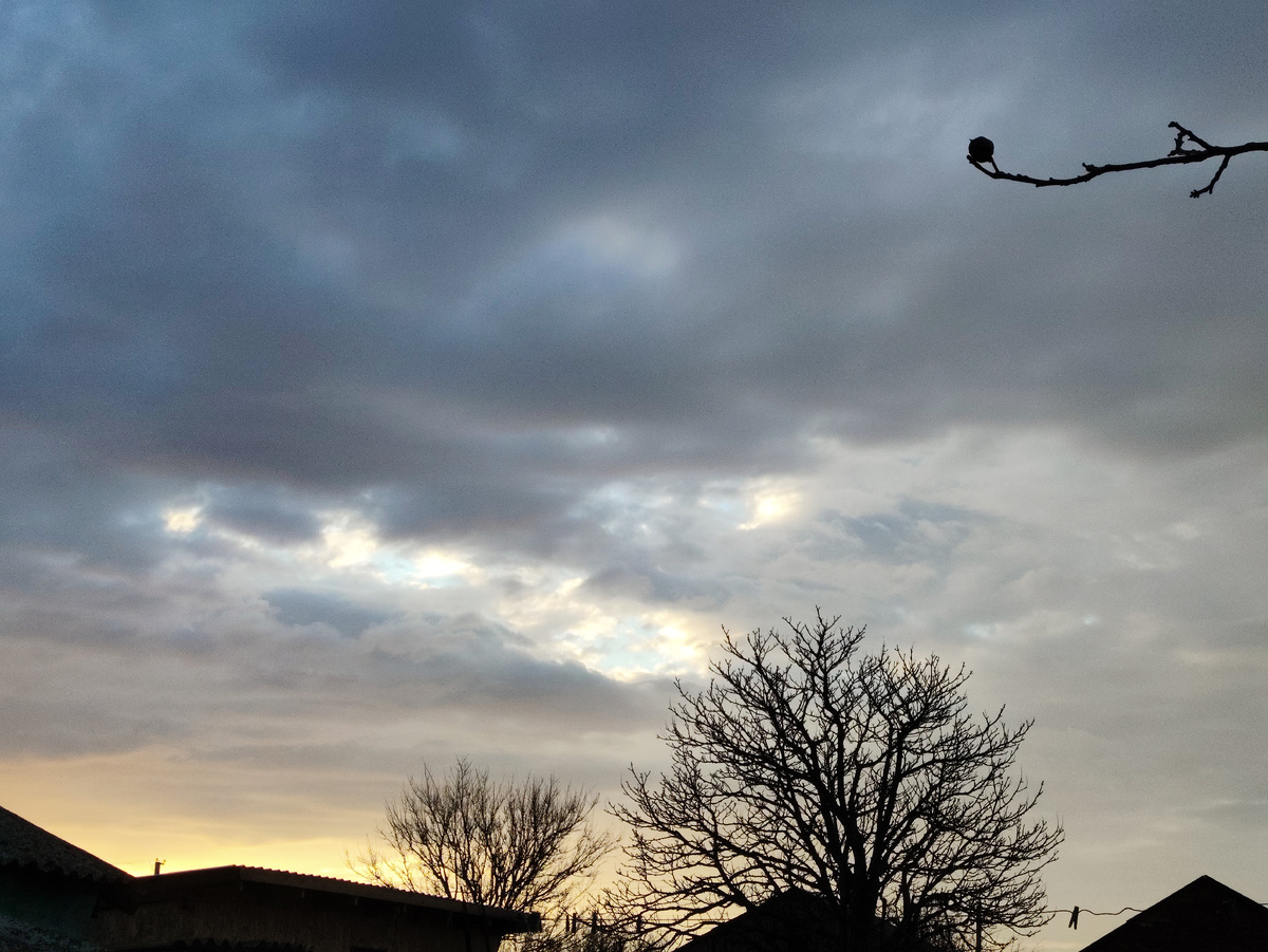 Сегодняшний рассвет.