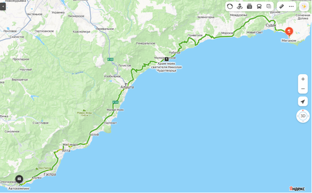 Наш путь сегодня - 150км, примерно 3,5 часа и первая остановка - храм Николая Чудотворца.