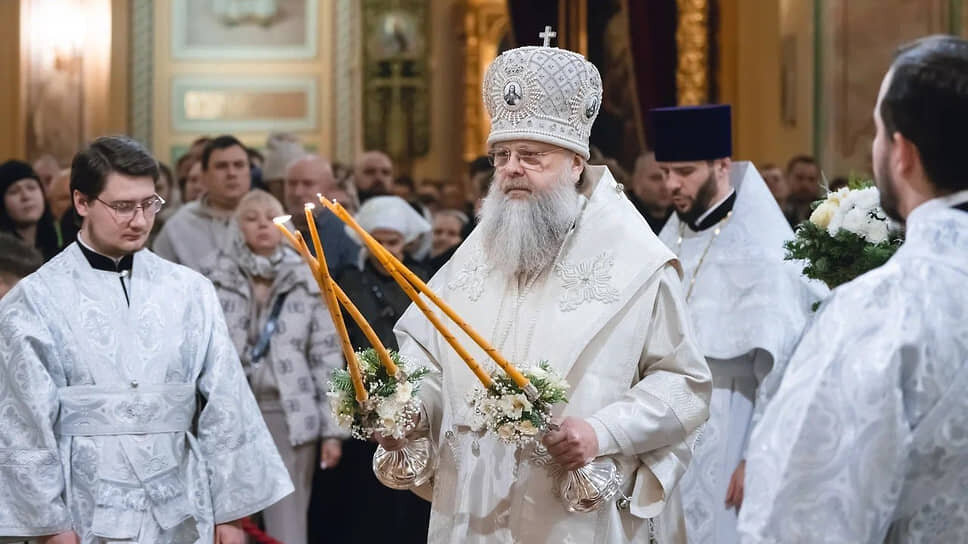 Службу провел митрополит Ростовский и Новочеркасский Меркурий .📷Фото: Максим Соколов