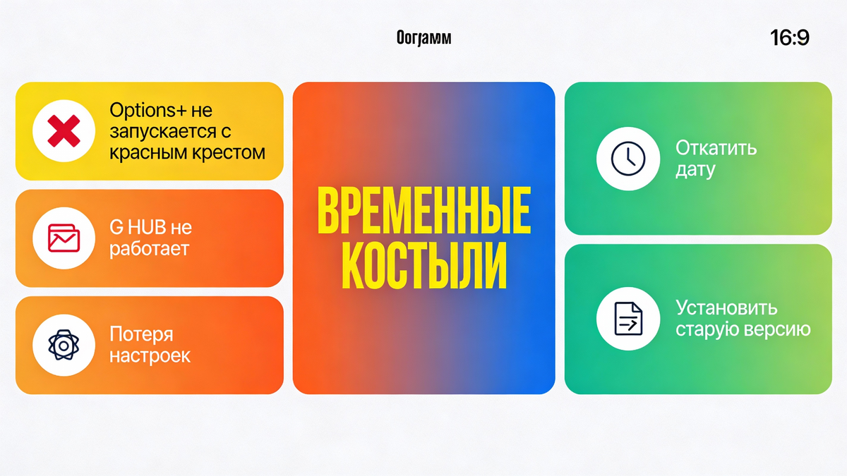 Временные решения для проблемы с Logitech на macOS