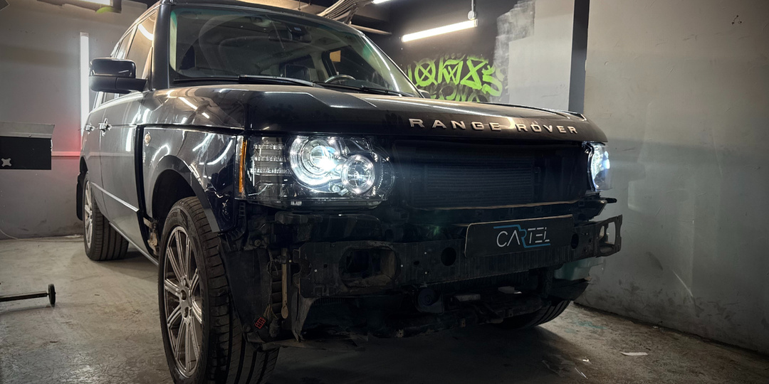 Замена линз. Ремонт фар. Улучшение освещения. Land Rover Range Rover L322 (Sport).