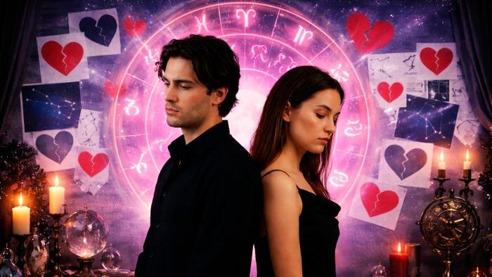 Любовный гороскоп на январь 2026: знаки зодиака, у кого будут трудности в отношениях. Обложка © Коллаж © Life.ru, фото © Gemini Nano Banana, © GPTChat, © Shutterstock / FOTODOM / PeachShutterStock