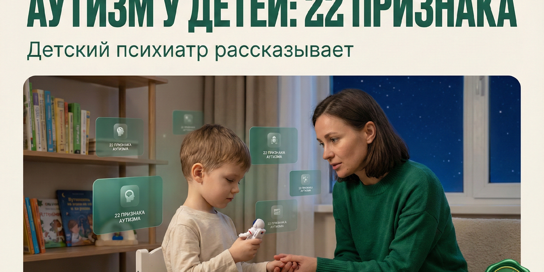 Аутизм у детей: 22 признака, которые должен знать каждый родитель