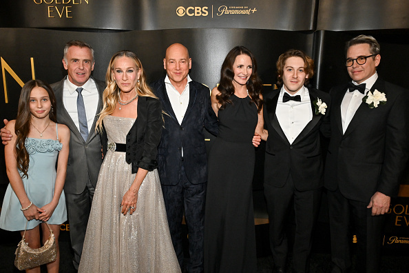    Мирна Эйгенберг, Дэвид Эйгенберг, Сара Джессика Паркер, Эван Хэндлер, Кристен Дэвис, Джеймс Бродерик, Мэттью Бродерик. Фото: Getty Images