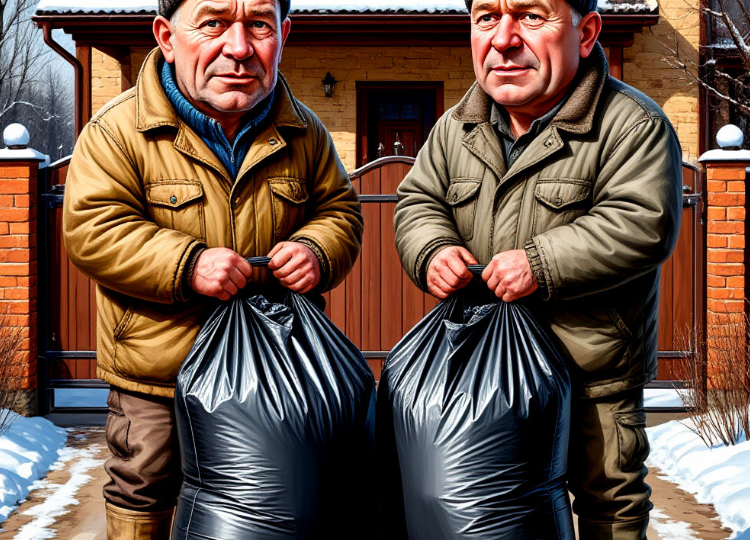 Сонечкина фотосессия с мешками