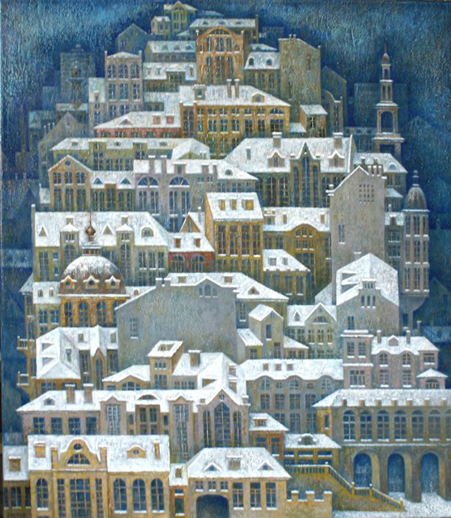 © Сергей Чесноков-Ладыженский. Зимний город. 2012. 