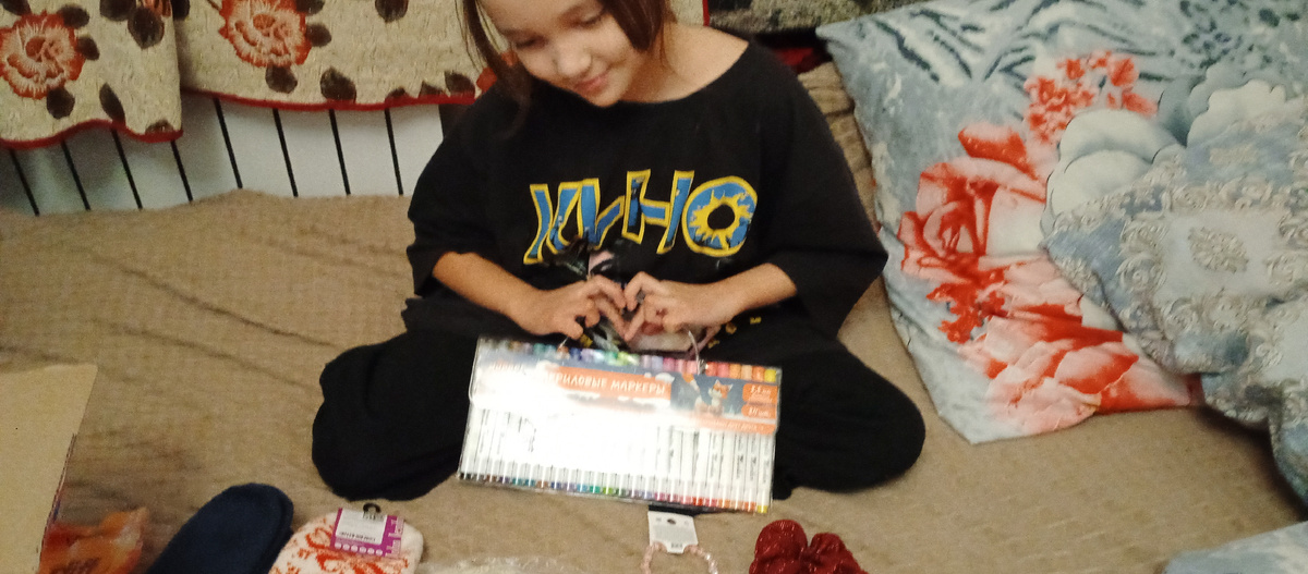 Подарки От Снегурочки. Фото автора. 