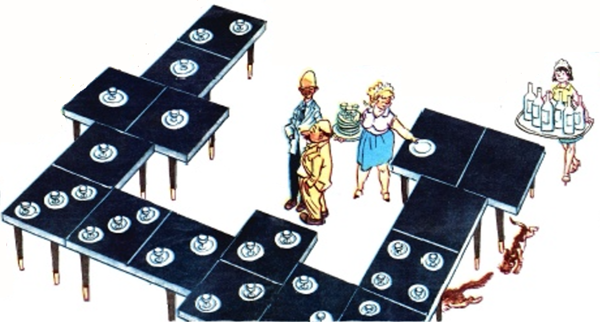 - Этот стол для любителей домино