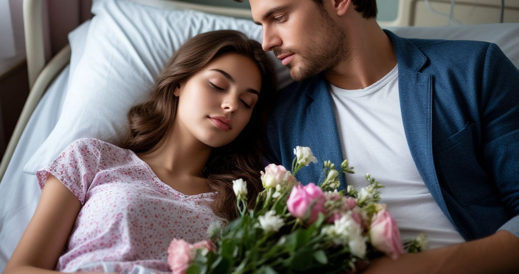 Что бы проверить жениха, девушка притворилась тяжело больной. А как только он вошёл в палату...