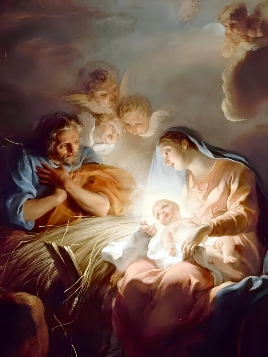 «Рождество», Ноэль-Николя Куапель,
1728, Версальский дворец.