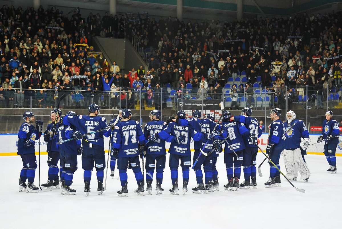    ХК «Рязань-ВДВ» выиграл первый матч в 2026 году. Фото: vk.com/hcryazan_official
