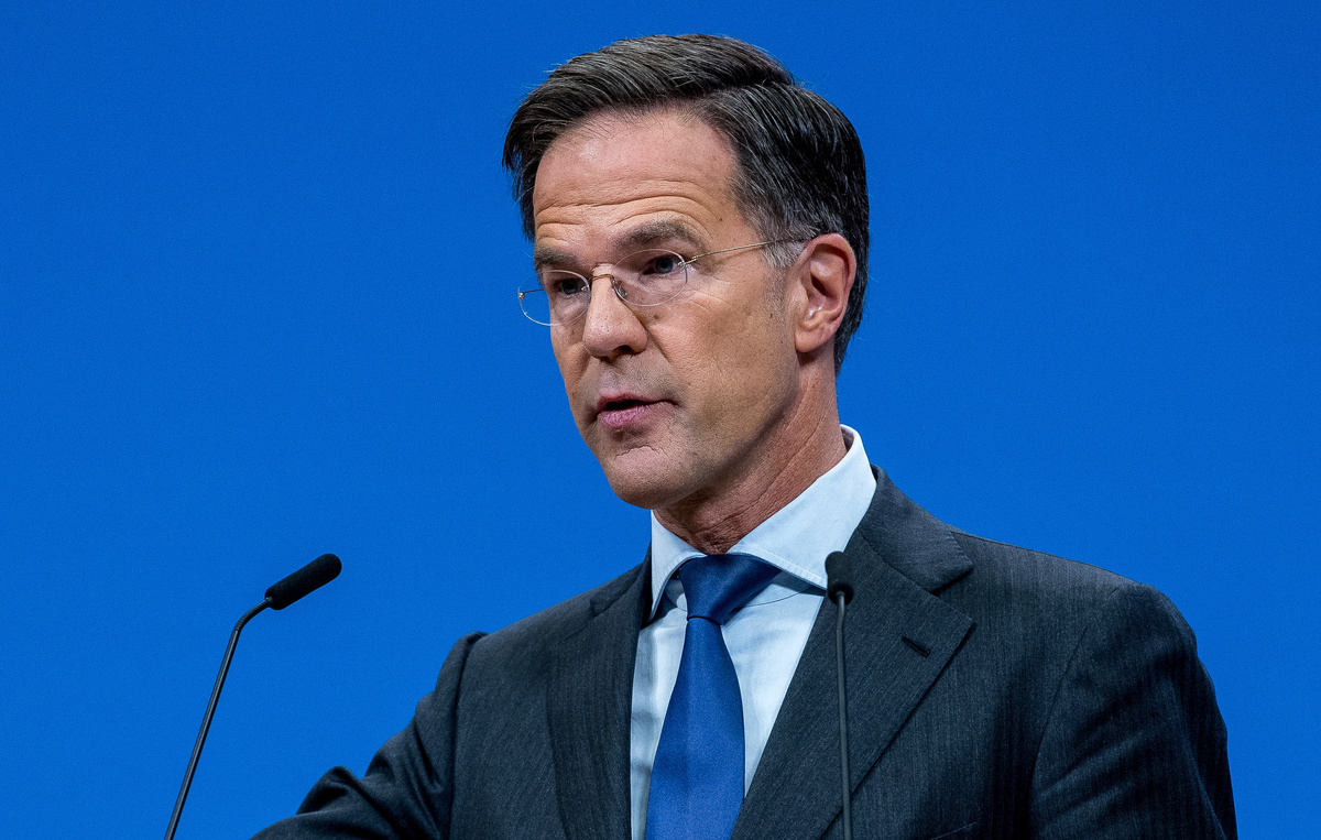    Генеральный секретарь НАТО Марк Рютте  Omar Havana/Getty Images