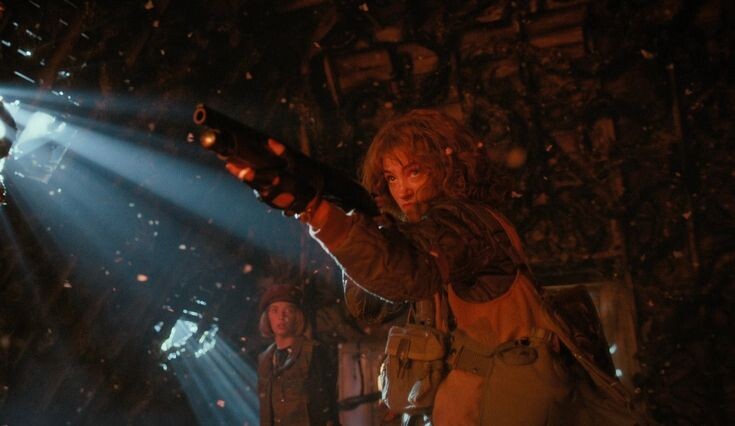 Дети стали вояками, а значит нам показывают, что зло побеждается только злом и агрессией. 