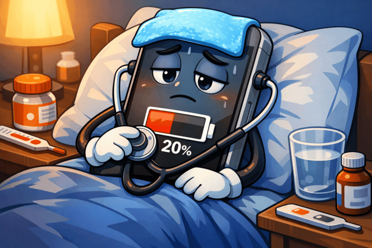    Упали проценты у батарейки? Не спешите расстраиваться