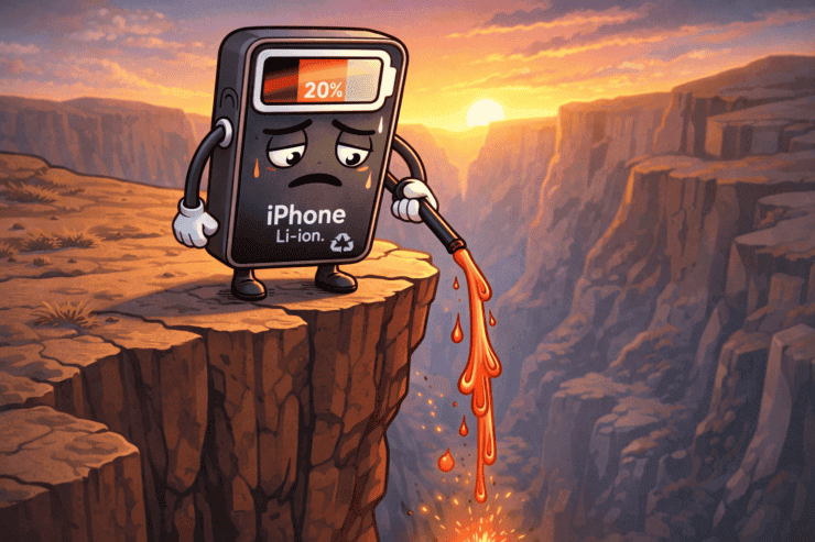    Куда утекает емкость батарейки айфона?