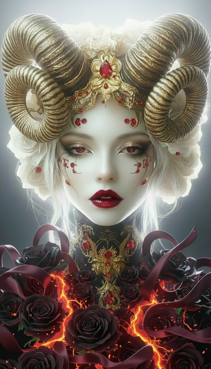 Девушка - Овен с точки зрения ИИ 