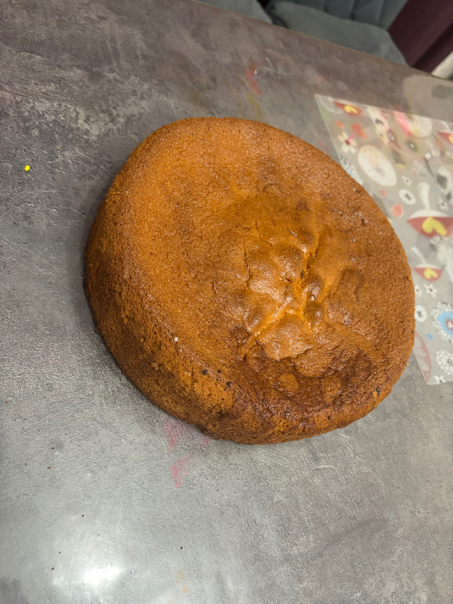 Такой корж получился