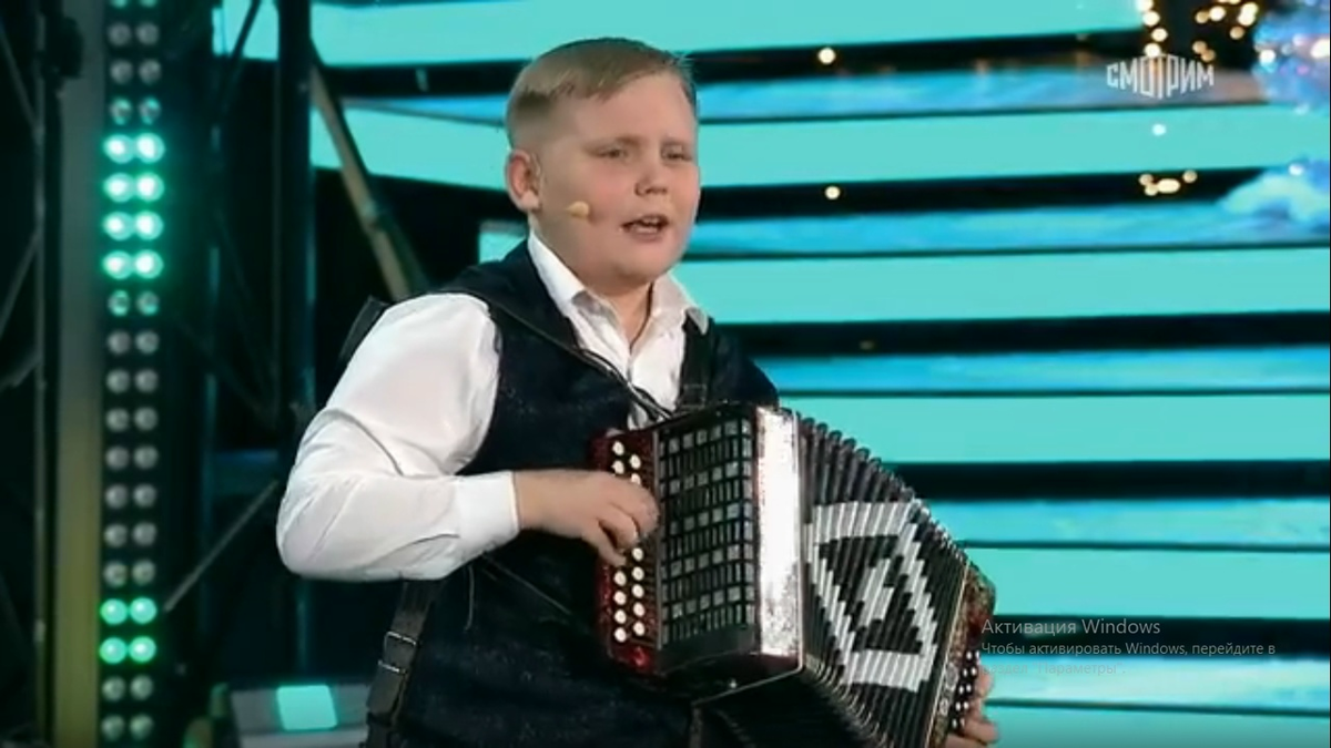 Кадр передачи. Фото автора. 