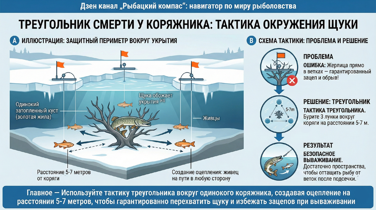 Треугольник у коряжника