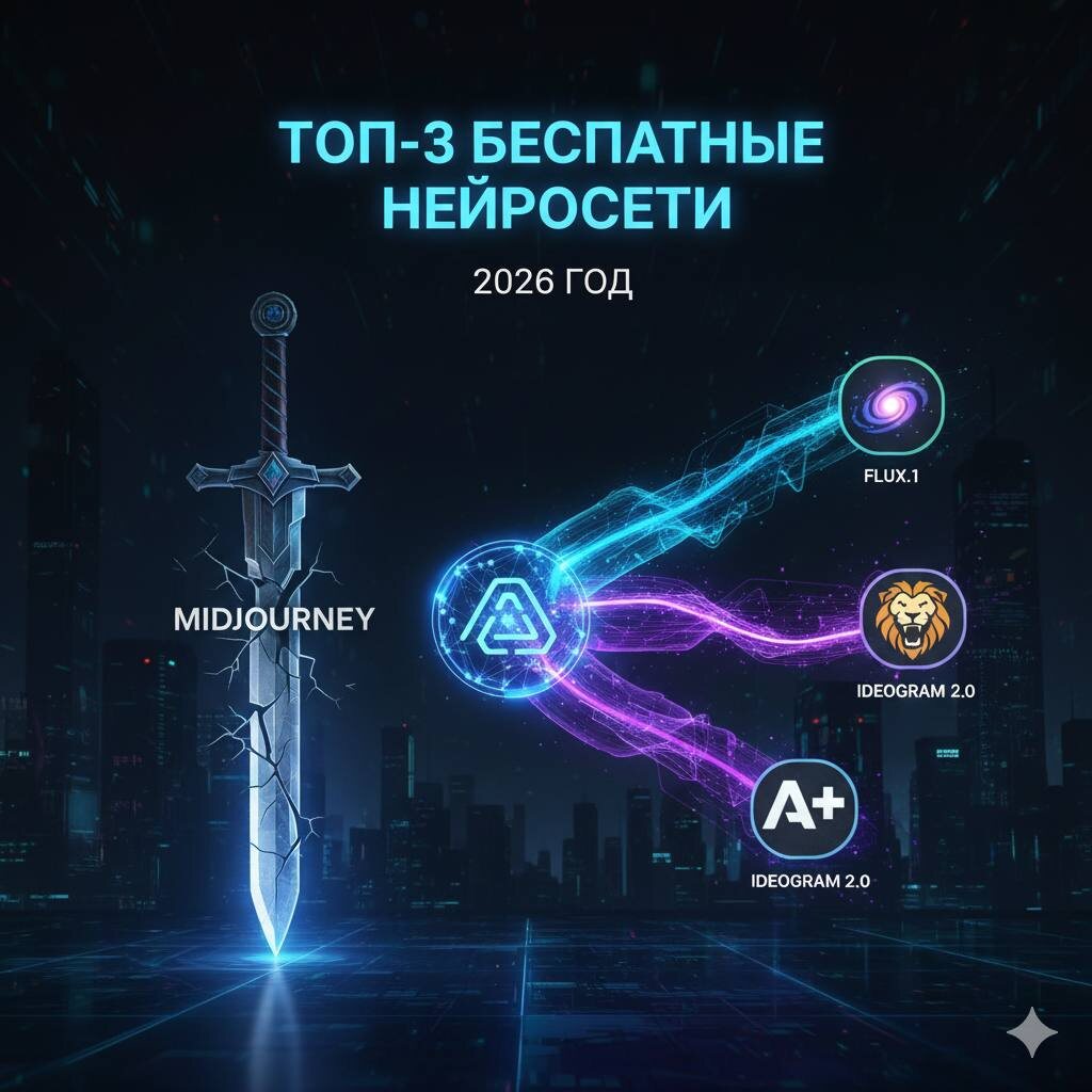 Топ-3 бесплатные нейросети, которые рисуют лучше, чем Midjourney