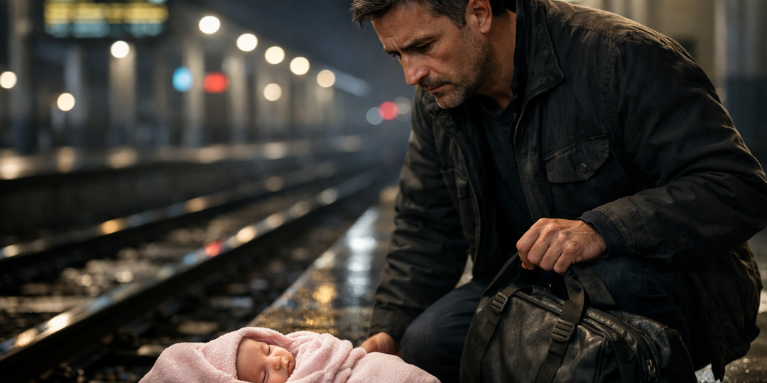 Только что вышедший по УДО хирург на вокзале заметил свёрток на рельсах — все прошли мимо. Развернув его, он онемел. А найдя адрес...