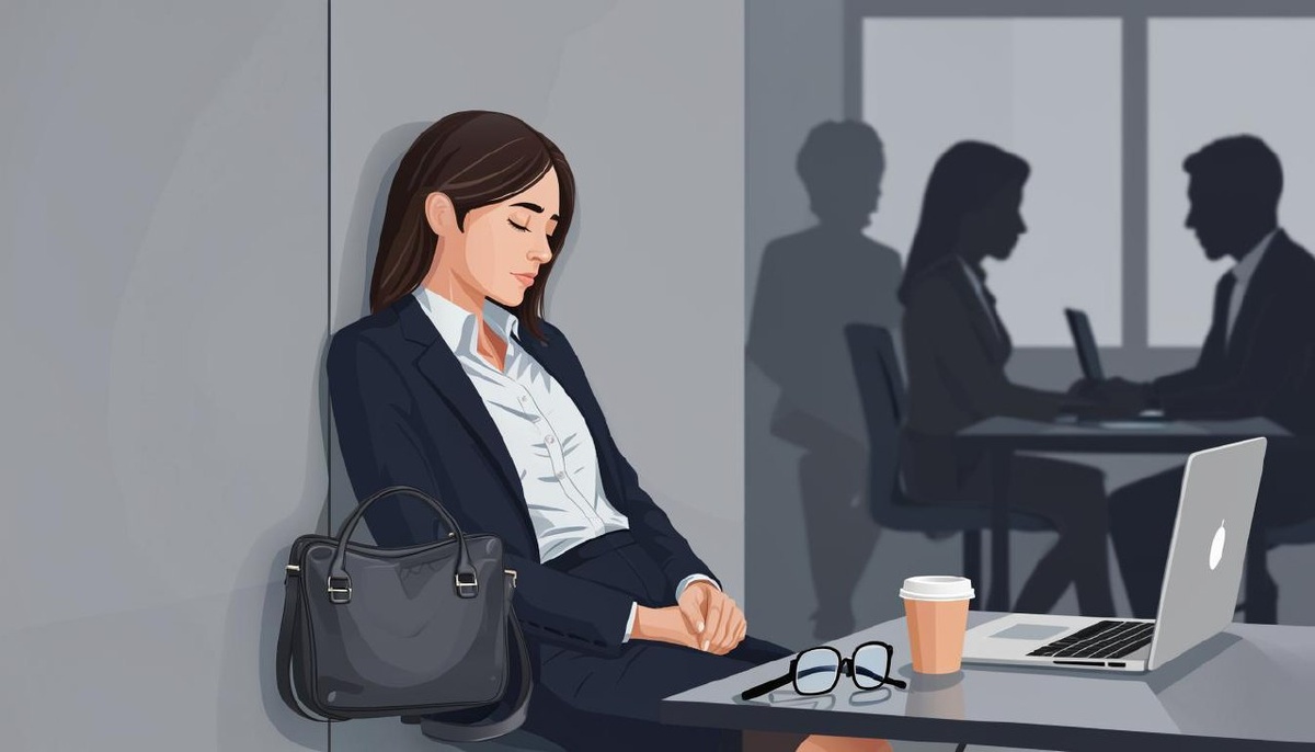 Усталость. Иллюстрация сгенерирована нейросетью