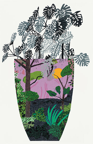 Matisse Landscape Pot, Пейзажный горшок Матисса,2018 г 