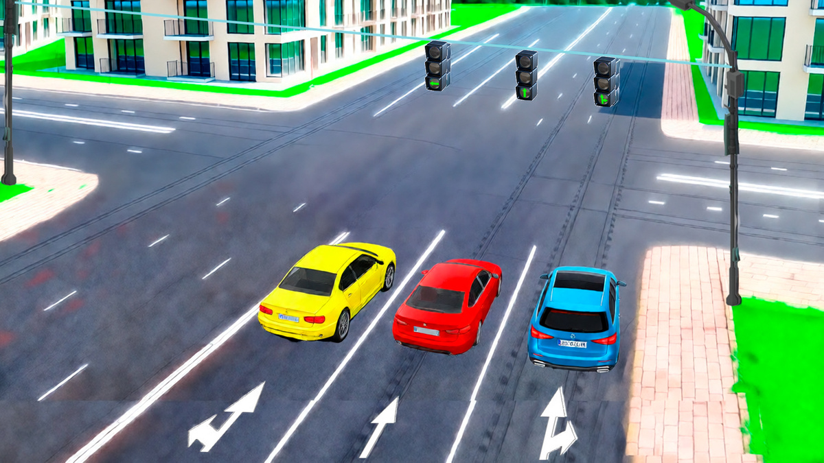 В какой последовательности разъедутся водители?