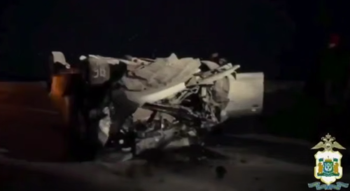    В сети появилось видео момента ДТП в Югре, которое унесло четыре жизни