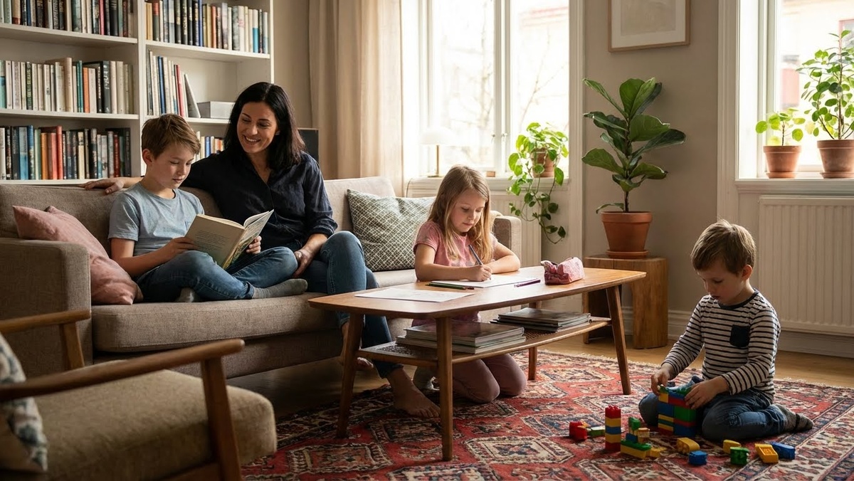 Жанна отказалась от карьеры, поскольку трое детей требовали внимания