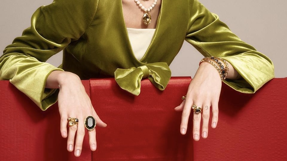 Кольца из коллекций «Теннис» и «Сияние»