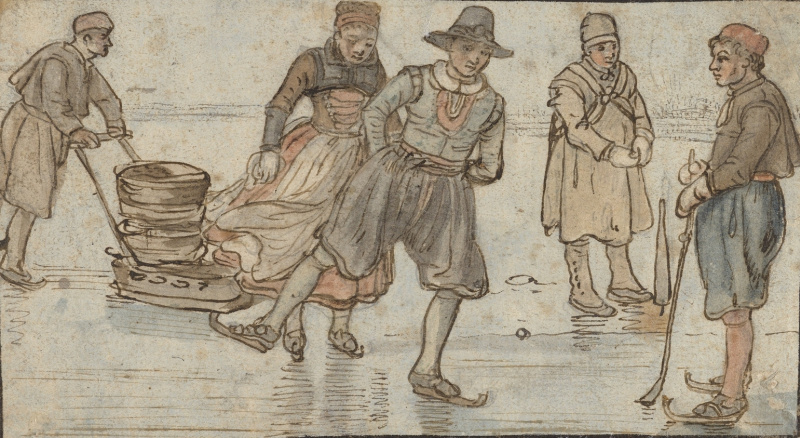 Средневековые коньки.  Картинка из Яндекса.