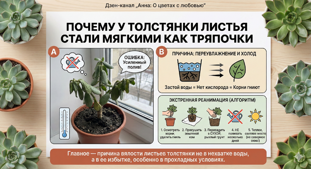 Почему листья стали мягкими как тряпочки