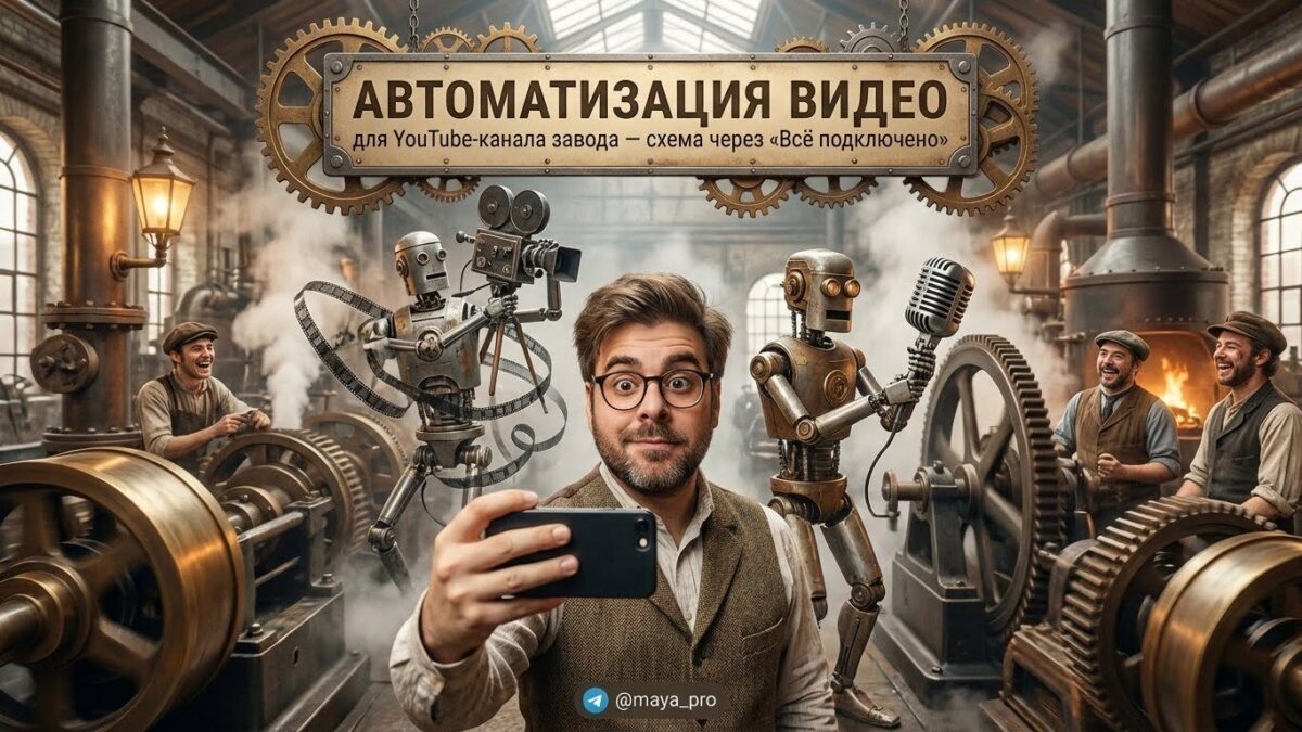    Автоматизация видео для YouTube-канала завода Артур Хорошев