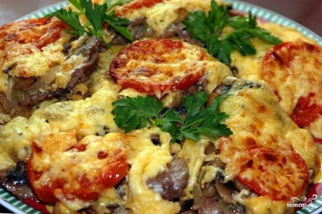 Мясо по-французски