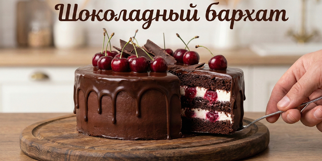 «Шоколадный бархат»: Торт, за который жена готова носить меня на руках. Рецепт без танцев с бубном