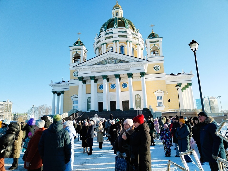 Празднуем Рождество Христово. Кафедральный Собор в Челябинске