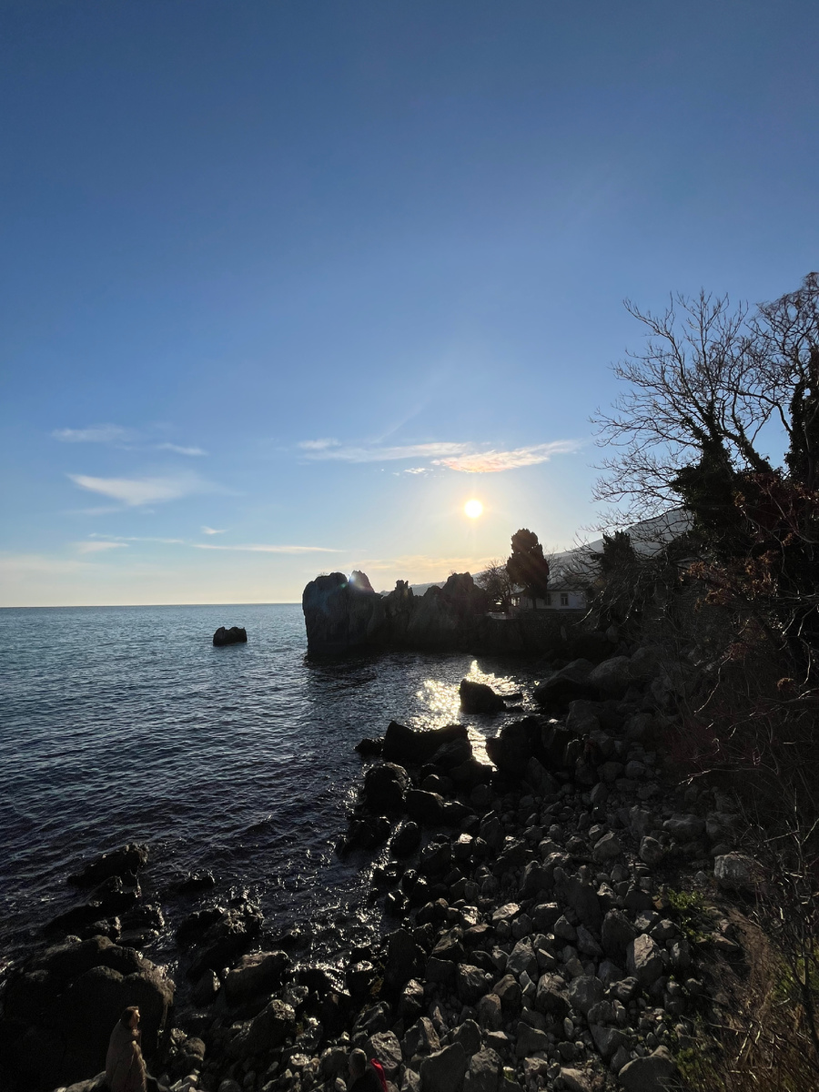 Вид на море с бухты Чехова