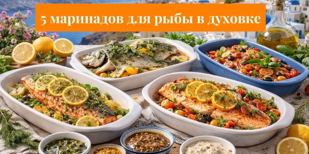 Рыба в духовке «как в ресторане»: 5 маринадов, которые делают вкус насыщенее - и без сложных ингредиентов