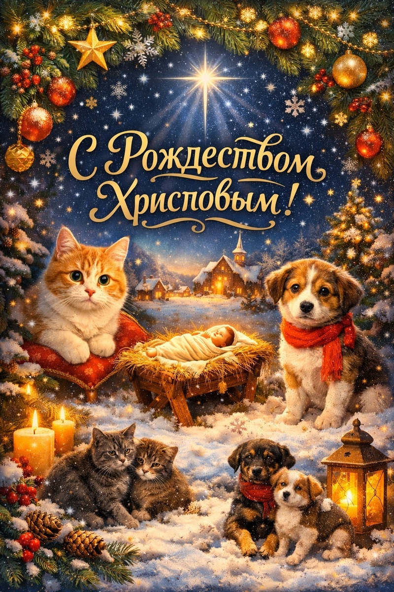 СЧАСТЛИВОГО РОЖДЕСТВА! 🙏✨