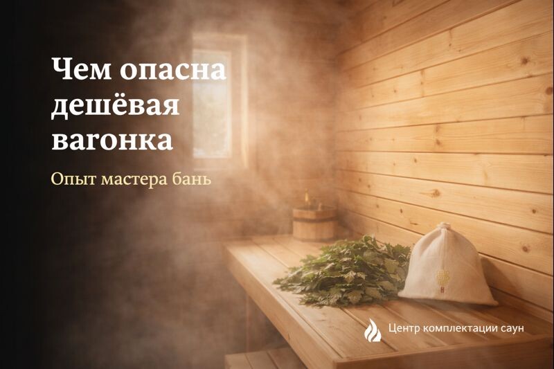 Вагонка в бане