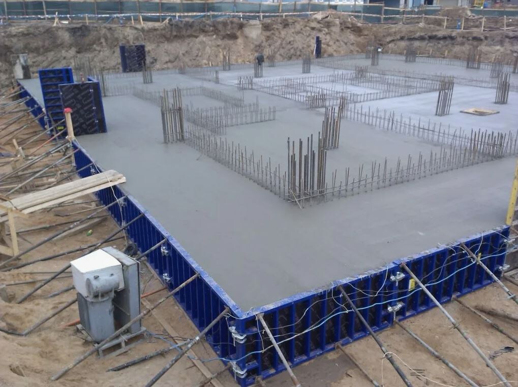 Бетонирование фундамента