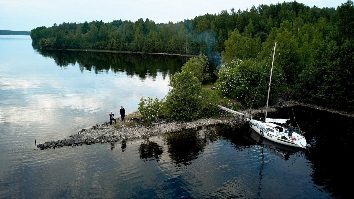 На яхте по онежскому озеру. Путешествия по России. Клуб Путешественников "Парусной Академии"