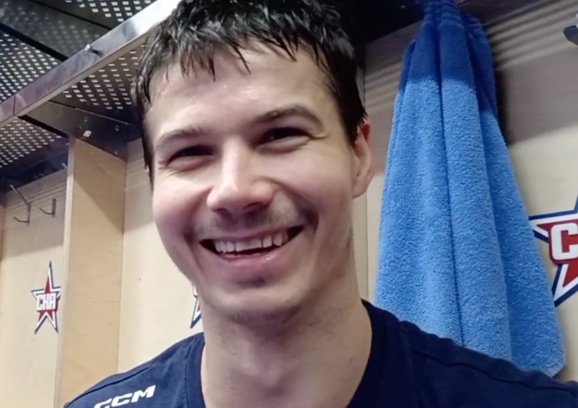 Голди, как называет Голдобина тренер СКА Игорь Ларионова, провел лучший матч за армейцев - против «Лады»