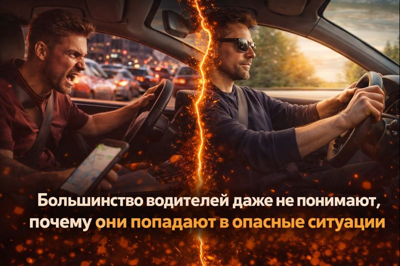 Почему большинство водителей даже не понимают, почему они попадают в опасные ситуации